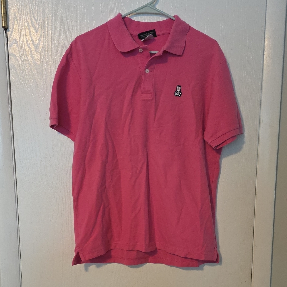 Psycho Bunny Vibrant Pink Polo Shirt